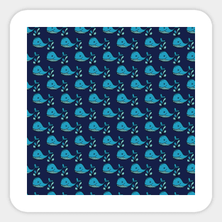 Cute Whale Sticker